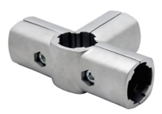 MODULAR SOLUTION D28 CONNECTOR<BR>CONNECTOR SHAFT TO TRIPPLE END TEE